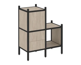 Прямой стеллаж L-11 862x446x1047 Лофт / Loft images