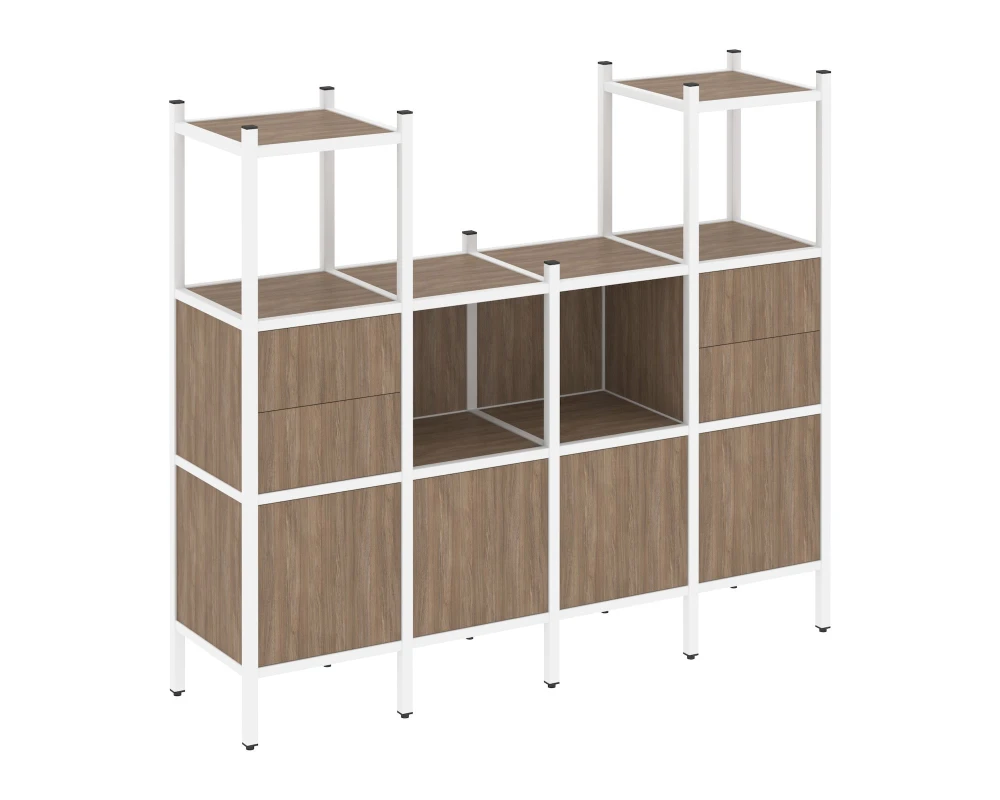 Прямой стеллаж L-14 1694x446x1458 Лофт / Loft