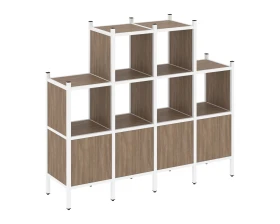 Прямой стеллаж L-16 1694x446x1458 Лофт / Loft images