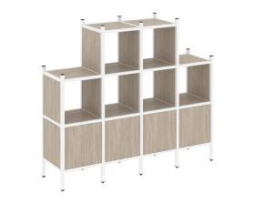 Прямой стеллаж L-16 1694x446x1458 Лофт / Loft images