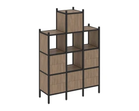 Прямой стеллаж L-18 1278x446x1869 Лофт / Loft images