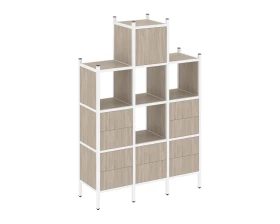 Прямой стеллаж L-18 1278x446x1869 Лофт / Loft images