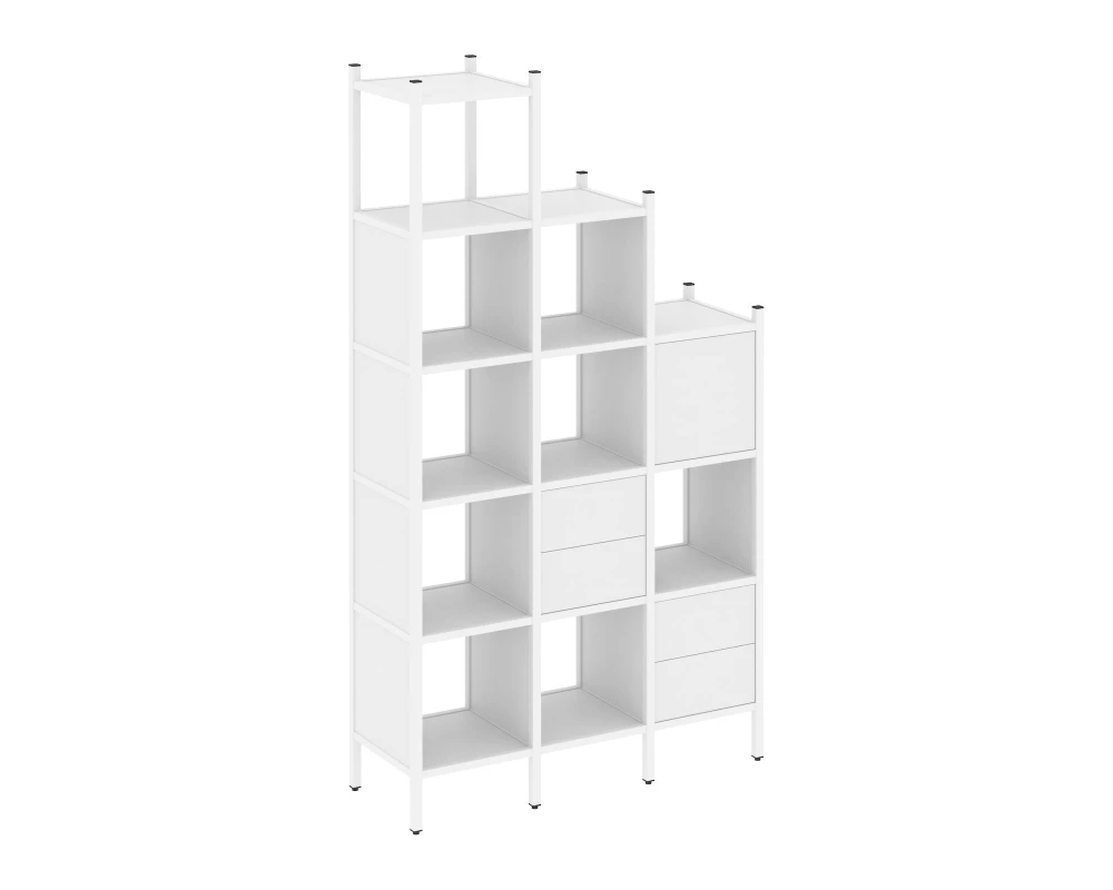 Прямой стеллаж L-21 1278x446x2280 Лофт / Loft