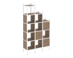 Прямой стеллаж L-21 1278x446x2280 Лофт / Loft images