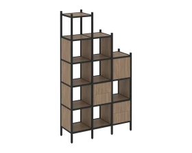 Прямой стеллаж L-21 1278x446x2280 Лофт / Loft images