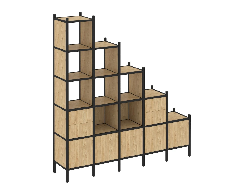 Прямой стеллаж L-23 2110x446x2280 Лофт / Loft