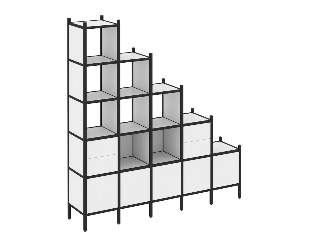 Прямой стеллаж L-23 2110x446x2280 Лофт / Loft