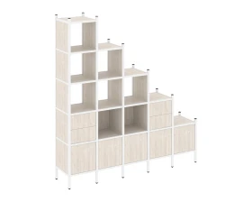 Прямой стеллаж L-23 2110x446x2280 Лофт / Loft images