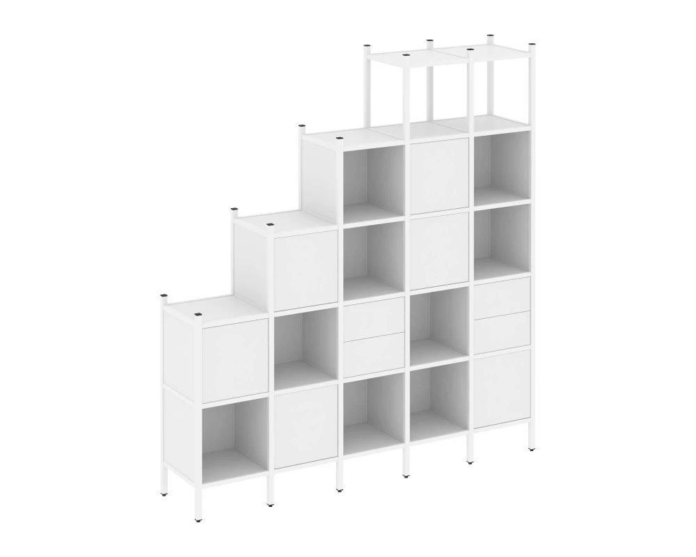 Прямой стеллаж L-25 2110x446x2280 Лофт / Loft