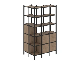 Угловой внешний стеллаж наборный L-54 862x1278x2280 Лофт / Loft images