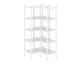 Угловой внутренний стеллаж L-32 862x862x1869 Лофт / Loft images