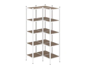 Угловой внутренний стеллаж L-32 862x862x1869 Лофт / Loft images