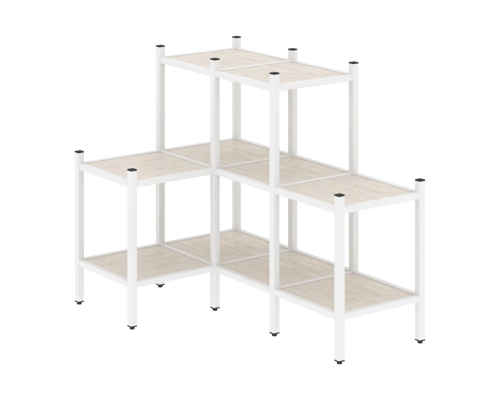 Угловой внутренний стеллаж L-37 862x1278x1047 Лофт / Loft