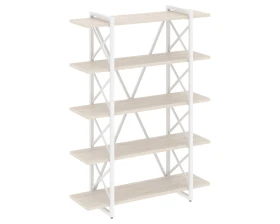 Стеллаж на регулируемых опорах - 5 полок 1200х400х1650 Лофт / Loft images