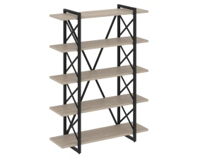 Стеллаж на регулируемых опорах - 5 полок 1200х400х1650 Лофт / Loft images
