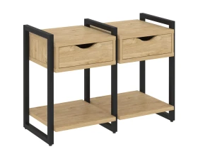 Тумба на регульруемых опорах наборная. Вариант №1 970х460х719 Лофт / Loft images