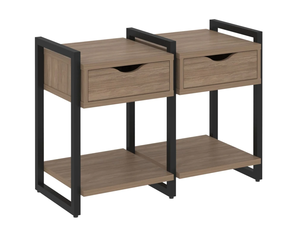 Тумба на регульруемых опорах наборная. Вариант №1 970х460х719 Лофт / Loft