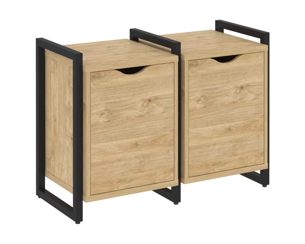 Тумба на регульруемых опорах наборная. Вариант №2 970х460х719 Лофт / Loft