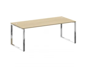 Стол рабочий руководителя на О-обр. м/к 2000x900x750 Metal System Direct images