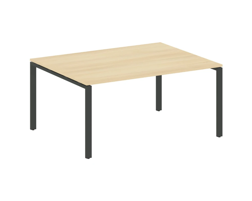 Переговорный стол (1 столешница) на П-образном м/к 160x123,5x75 Метал Систем / Metal System