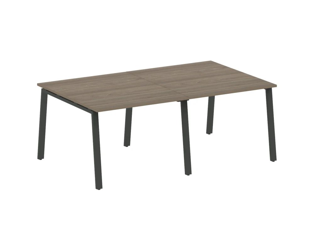 Переговорный стол (2 столешницы) на А-образном м/к 200x123,5x75 Метал Систем / Metal System