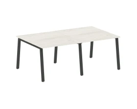 Переговорный стол (2 столешницы) на А-образном м/к 200x123,5x75 Метал Систем / Metal System images