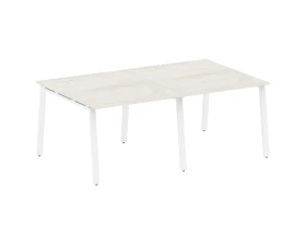 Переговорный стол (2 столешницы) на А-образном м/к 200x123,5x75 Метал Систем / Metal System images