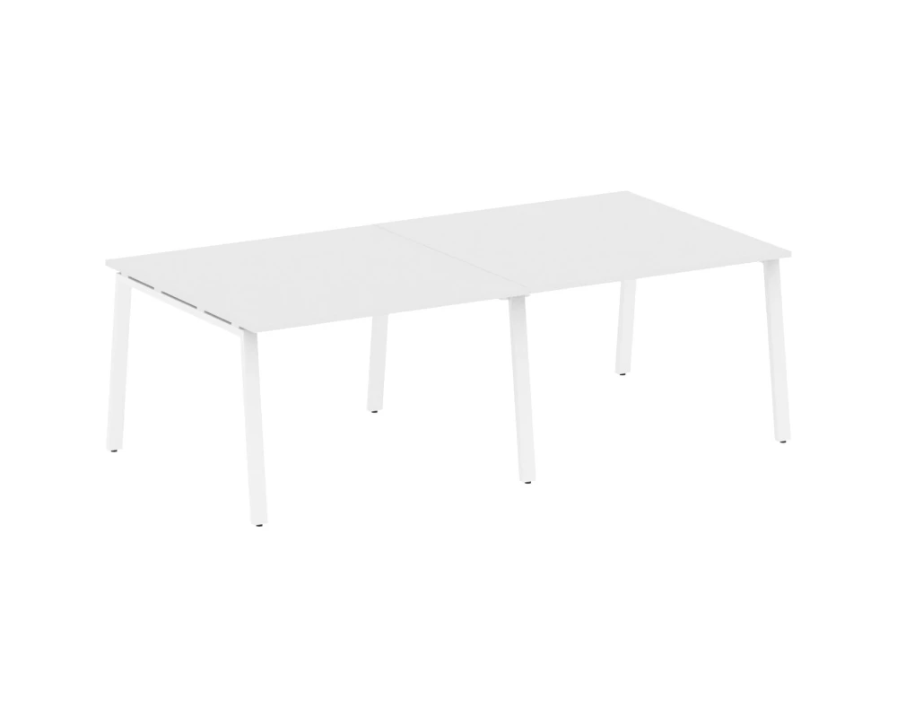 Переговорный стол (2 столешницы) на А-образном м/к 240x123,5x75 Метал Систем / Metal System