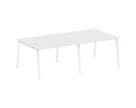 Переговорный стол (2 столешницы) на А-образном м/к 240x123,5x75 Метал Систем / Metal System images