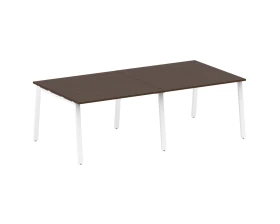 Переговорный стол (2 столешницы) на А-образном м/к 240x123,5x75 Метал Систем / Metal System images