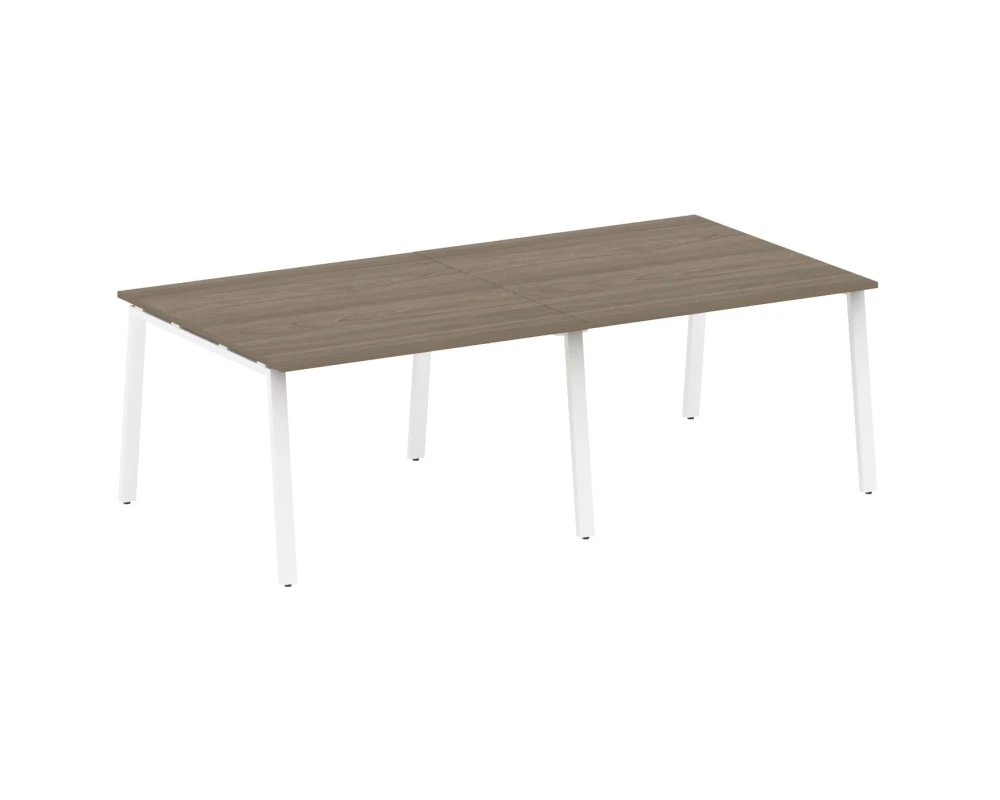 Переговорный стол (2 столешницы) на А-образном м/к 240x123,5x75 Метал Систем / Metal System