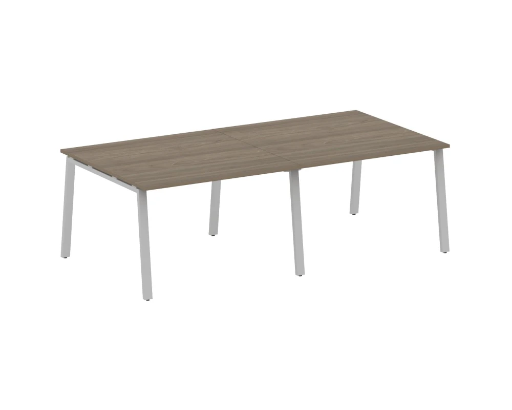 Переговорный стол (2 столешницы) на А-образном м/к 240x123,5x75 Метал Систем / Metal System
