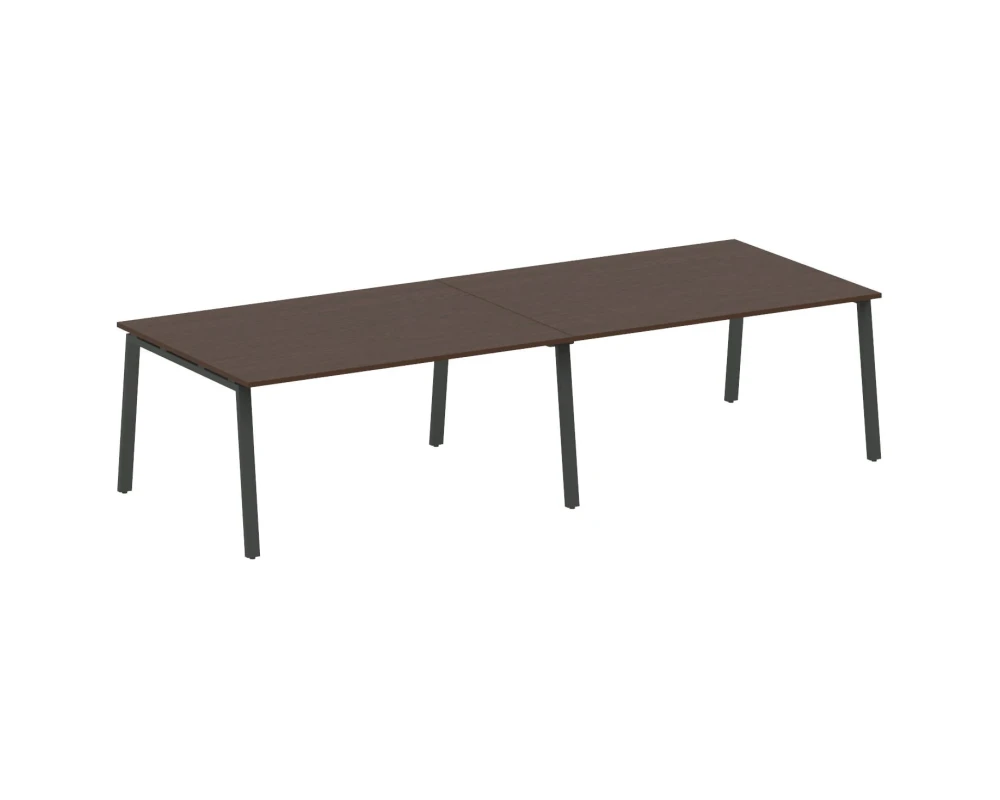 Переговорный стол (2 столешницы) на А-образном м/к 320x123,5x75 Метал Систем / Metal System