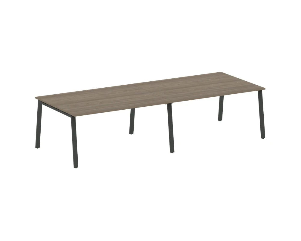Переговорный стол (2 столешницы) на А-образном м/к 320x123,5x75 Метал Систем / Metal System