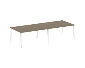 Переговорный стол (2 столешницы) на А-образном м/к 320x123,5x75 Метал Систем / Metal System images