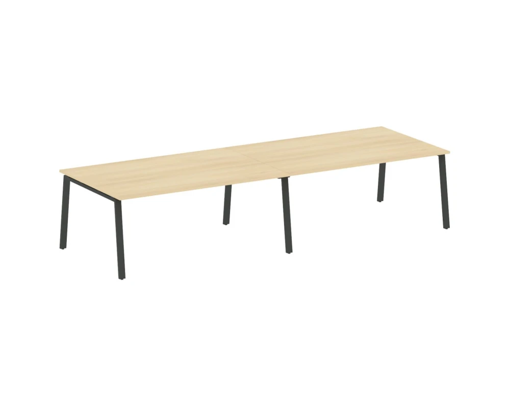 Переговорный стол (2 столешницы) на А-образном м/к 360x123,5x75 Метал Систем / Metal System
