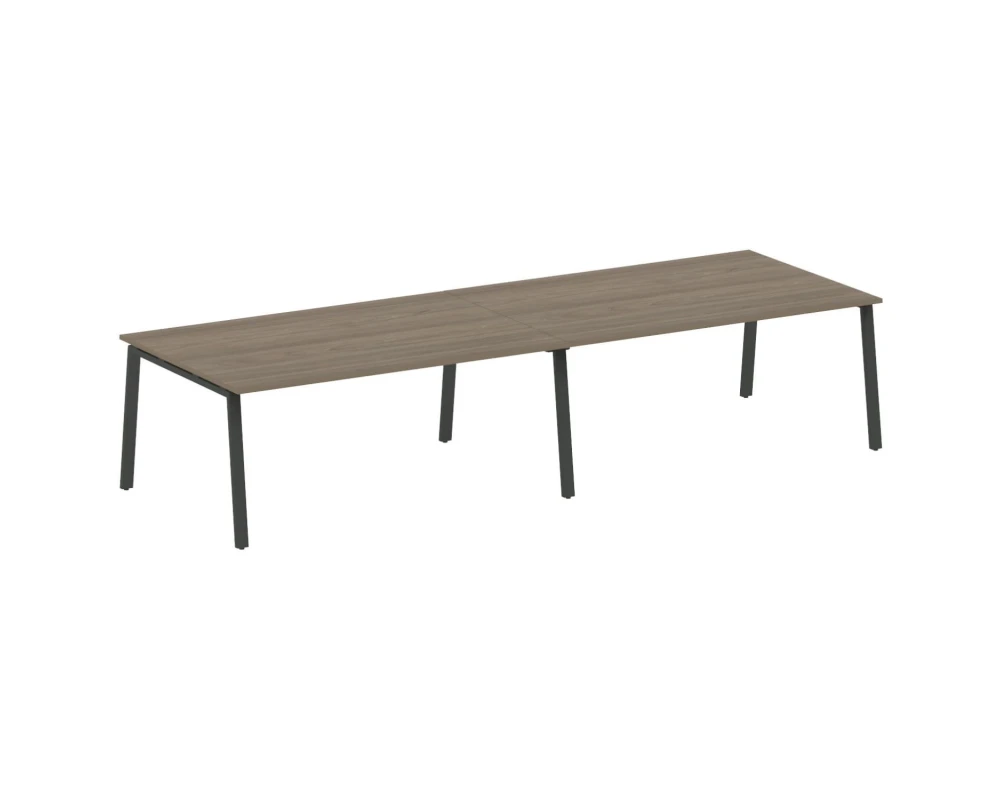 Переговорный стол (2 столешницы) на А-образном м/к 360x123,5x75 Метал Систем / Metal System
