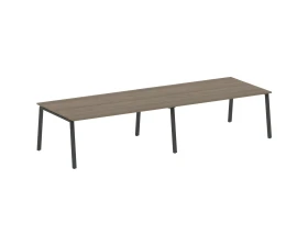 Переговорный стол (2 столешницы) на А-образном м/к 360x123,5x75 Метал Систем / Metal System images