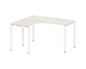 Стол криволинейный левый на П-образном м/к 140x120x75 Metal System images