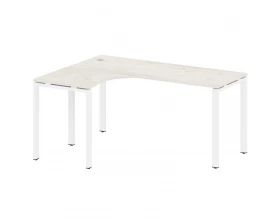 Стол криволинейный левый на П-образном м/к 160x120x75 Metal System images