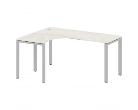 Стол криволинейный левый на П-образном м/к 160x120x75 Metal System images