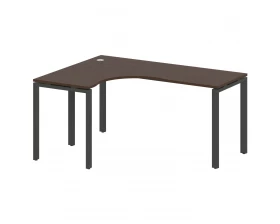 Стол криволинейный левый на П-образном м/к 160x120x75 Metal System images