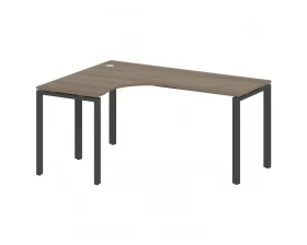 Стол криволинейный левый на П-образном м/к 160x120x75 Metal System images