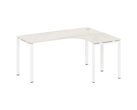 Стол криволинейный правый на П-образном м/к 160x120x75 Метал Систем / Metal System images