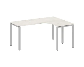 Стол криволинейный правый на П-образном м/к 160x120x75 Метал Систем / Metal System images