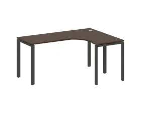Стол криволинейный правый на П-образном м/к 160x120x75 Метал Систем / Metal System images