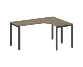 Стол криволинейный правый на П-образном м/к 160x120x75 Метал Систем / Metal System images