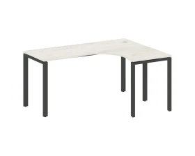 Стол криволинейный правый на П-образном м/к 160x120x75 Метал Систем / Metal System images