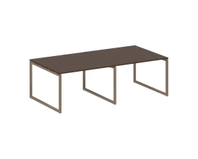 Перег. стол (2 столешницы) на О-образном м/к 2400x1235x750 Метал Систем Куатро 4х4 / Metal System Quattro 4x4 images