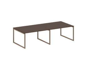 Перег. стол (2 столешницы) на О-образном м/к 2800x1235x750 Метал Систем Куатро 4х4 / Metal System Quattro 4x4 images